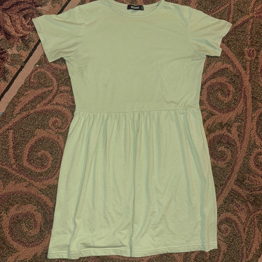 Missguided Mint Green Casual Dress